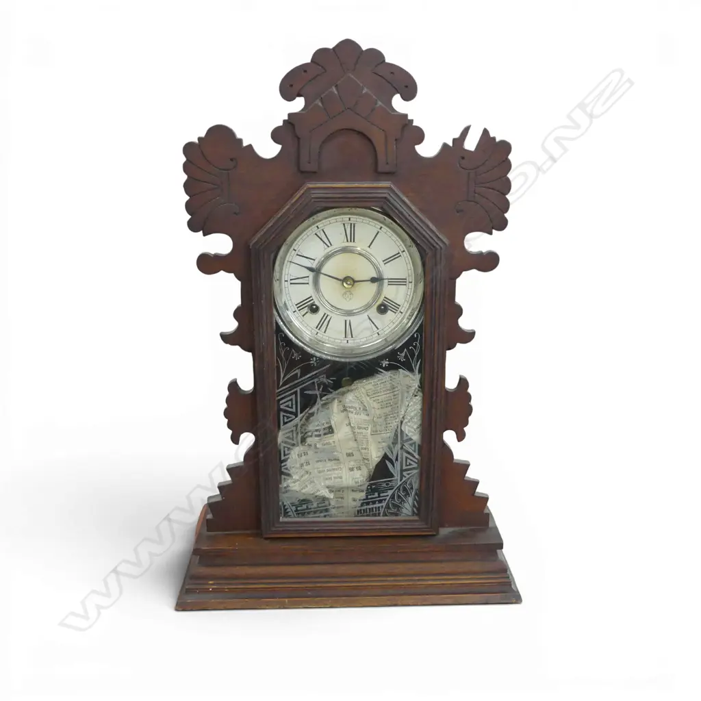 ANSONIA GINGERBREAD MANTEL CLOCK H.565mm Image 1++