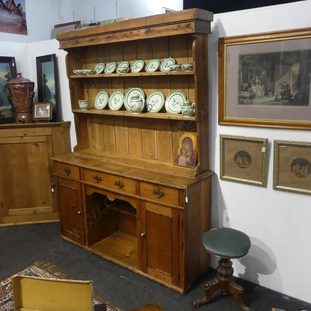 RUSTIC KITCHEN DRESSER 1500x430x2000mm Image 1++