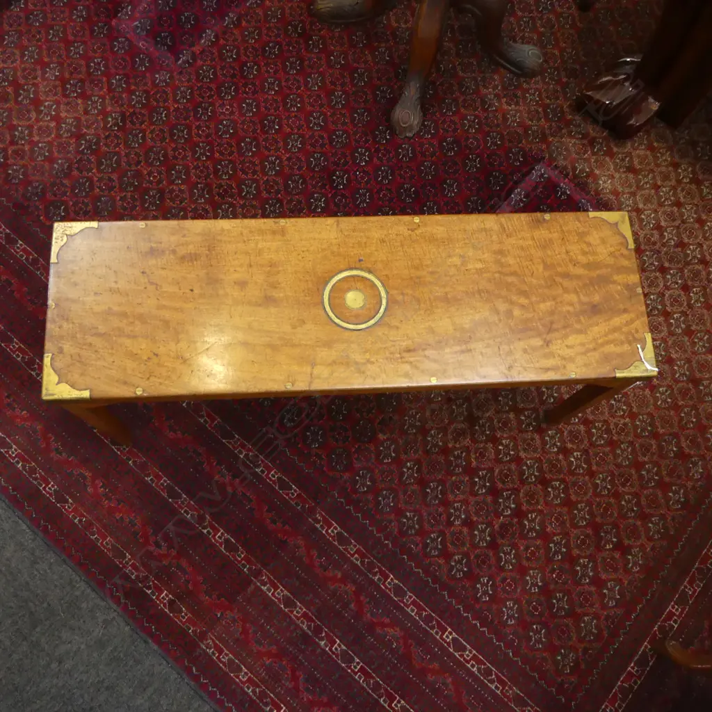 MAHOGANY SIDE TABLE 835x255x395mm Image 1++
