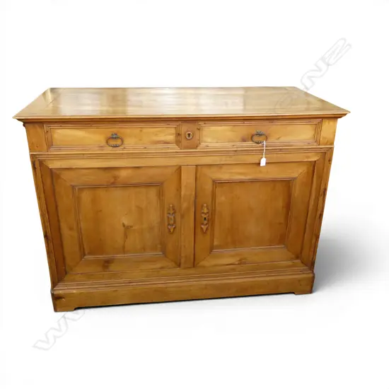 19thC SIDEBOARD old borer watermarks to top 1340x640x940mm
