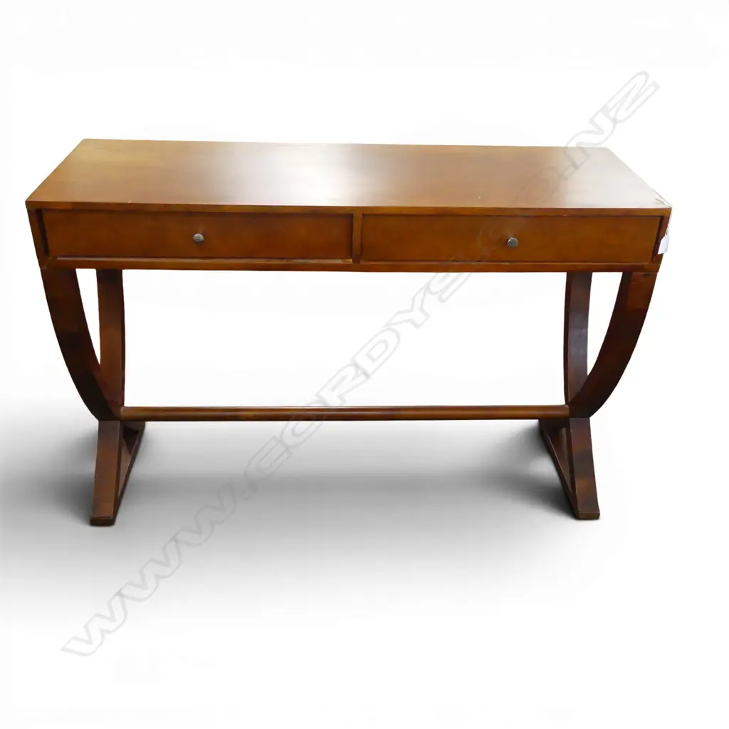 ROSE & HEATHER two drawer HALL TABLE 1170x405x760mm Image 1++