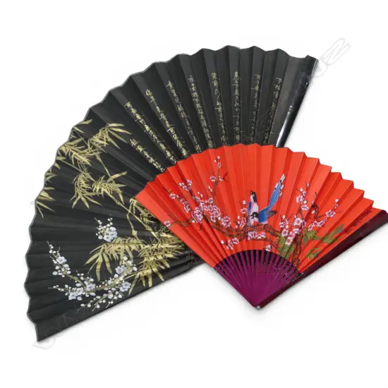 2 LG ORIENTAL FANS L.880, 630mm