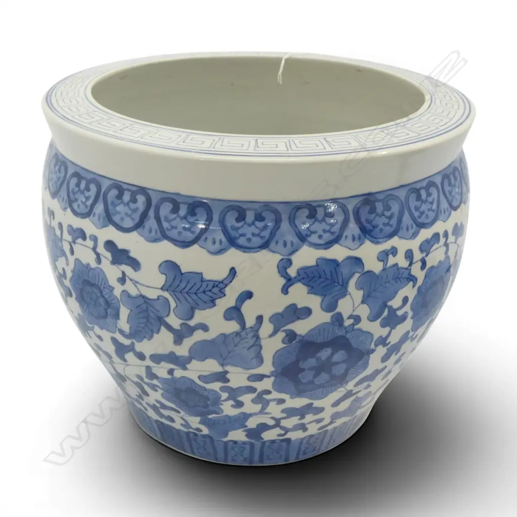 B/W ORIENTAL JARDINIERE Dia.315mm Image 1++