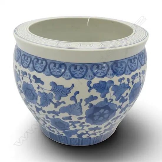B/W ORIENTAL JARDINIERE Dia.315mm