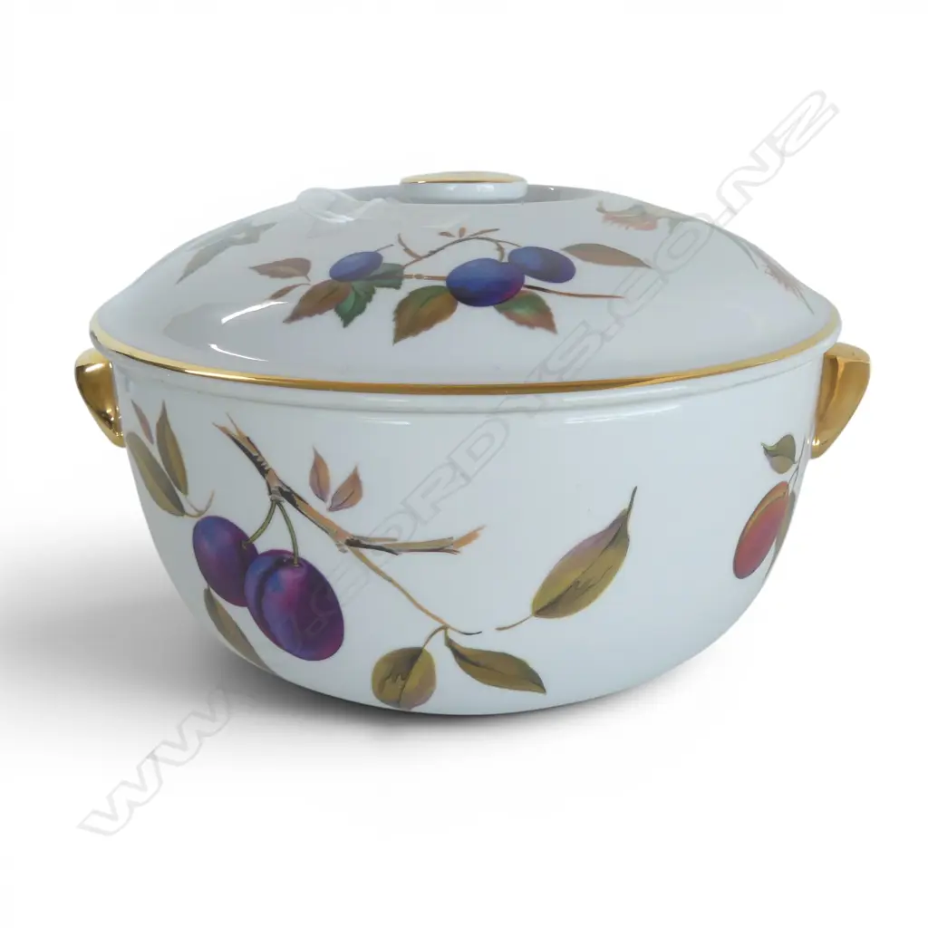 ROYAL WORCESTER EVESHAM TUREEN 215mm dia Image 1++