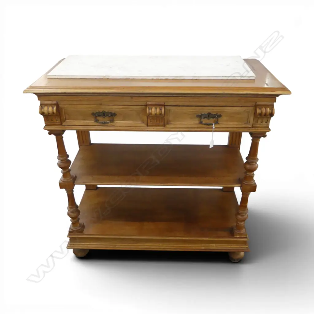 3-TIER BUFFET WITH MARBLE TOP Image 1++