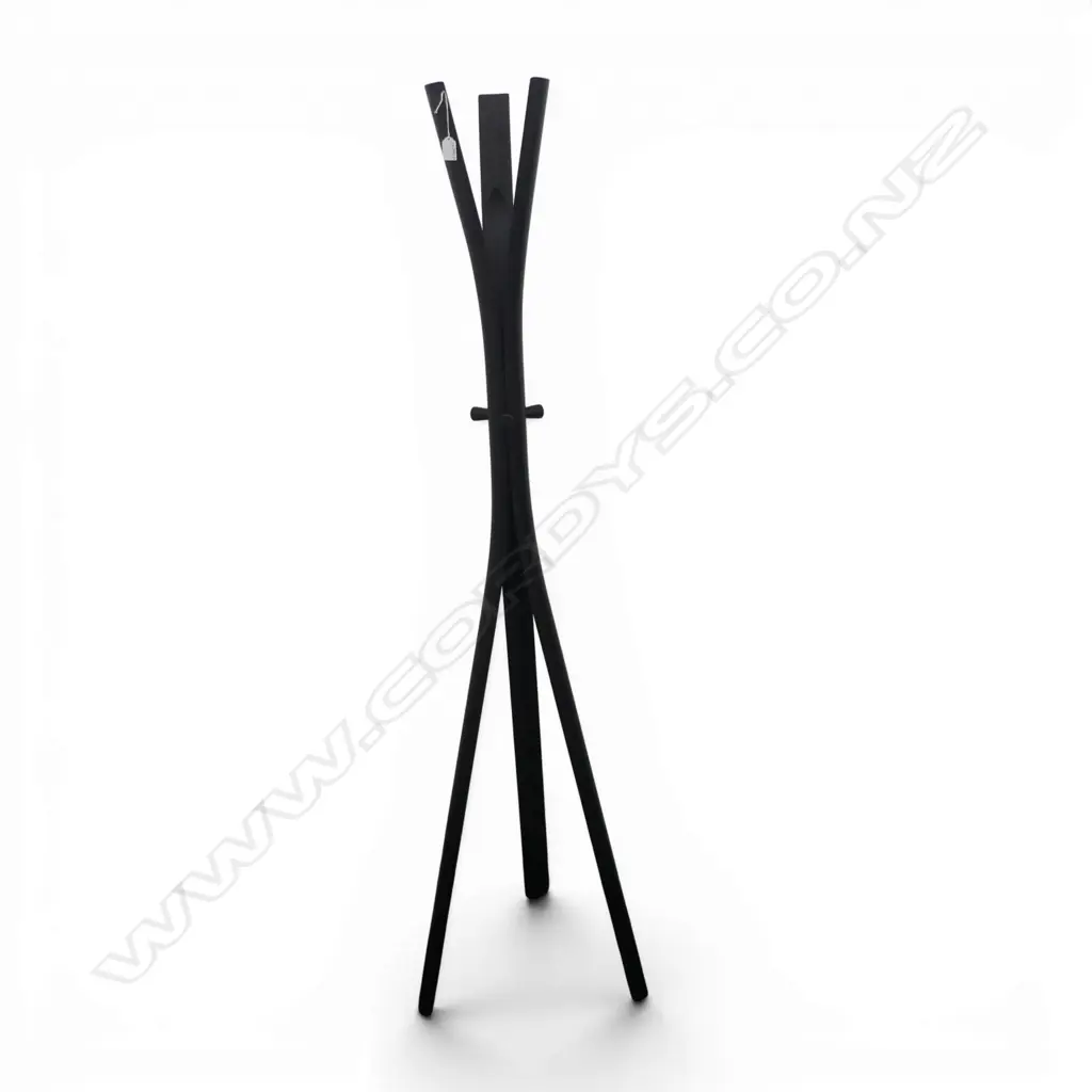 DESIGNER EBONISED COAT STAND H.1700mm Image 1++