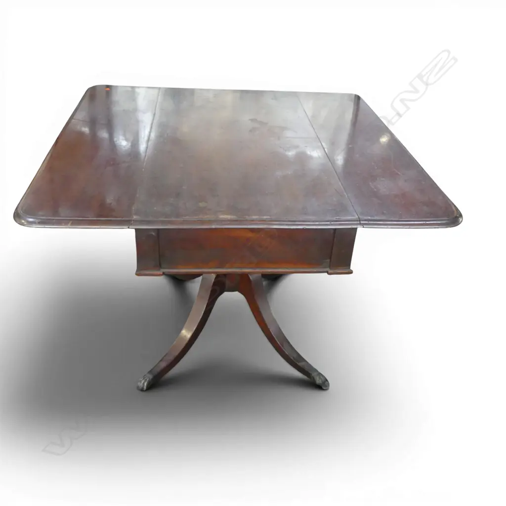 VINTAGE MAHOGANY PEMBROKE TABLE needs some attention 980x530x700mm Image 1++