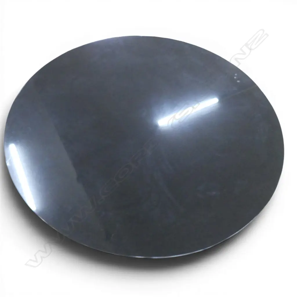 CONTEMPORARY SOUTH AFRICAN BLACK GRANITE DINING TABLE. Dia.1490mm Image 1++