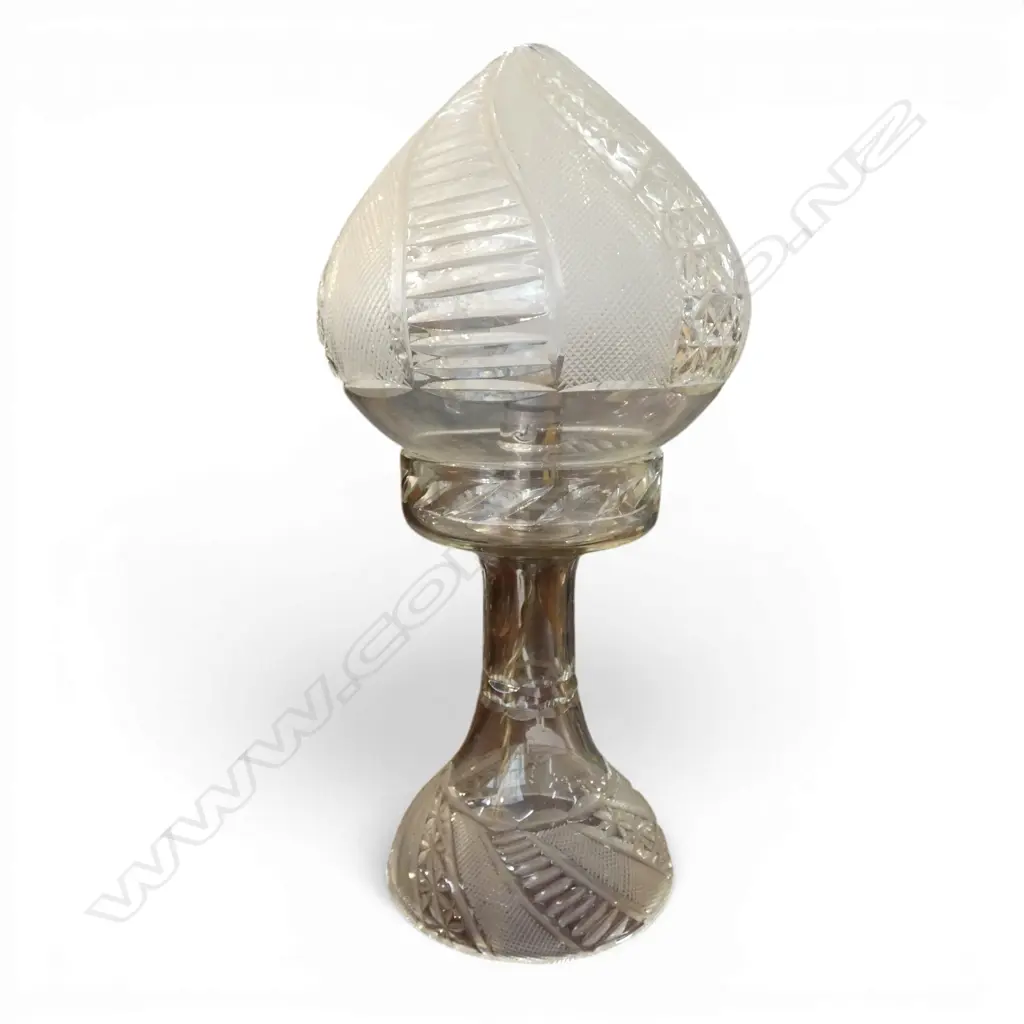 2 PART CRYSTAL LAMP H.330mm Image 1++