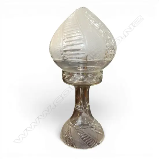 2 PART CRYSTAL LAMP H.330mm