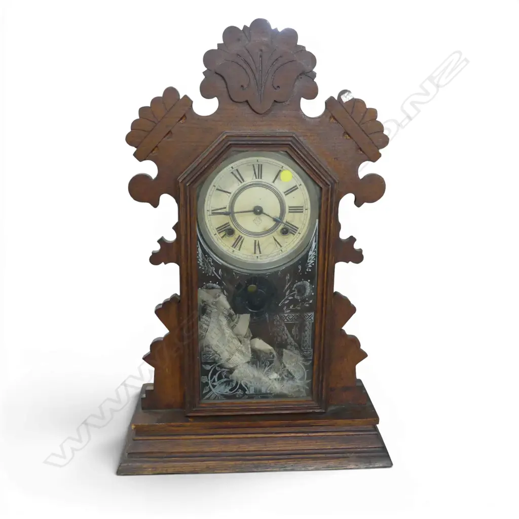 ANSONIA GINGERBREAD MANTEL CLOCK H.565mm Image 1++
