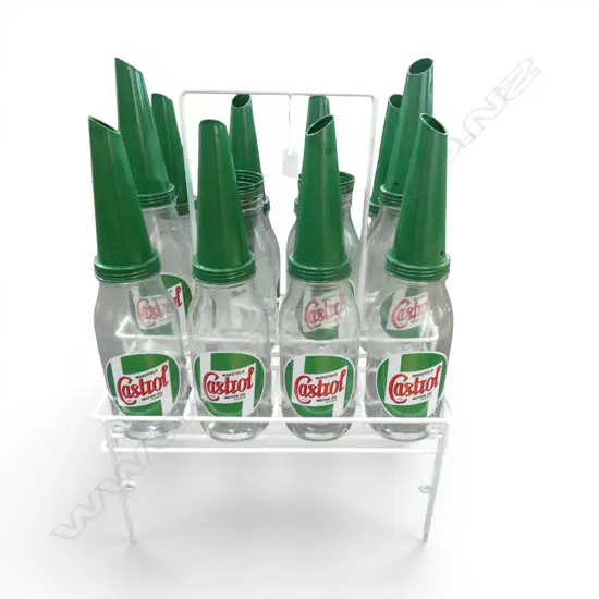 OIL BOTTLES WITH STAND