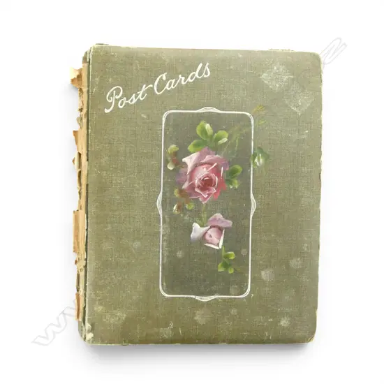 VINTAGE POSTCARD ALBUM