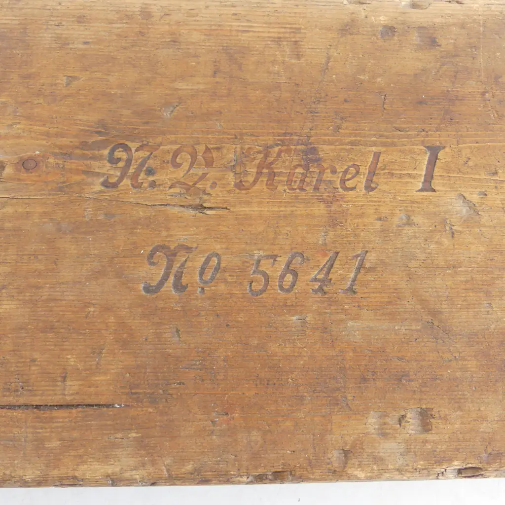 LARGE OLD WOODEN 2 PIECE CIGAR MOLD for forty cigars. L.560mm  Image 1++