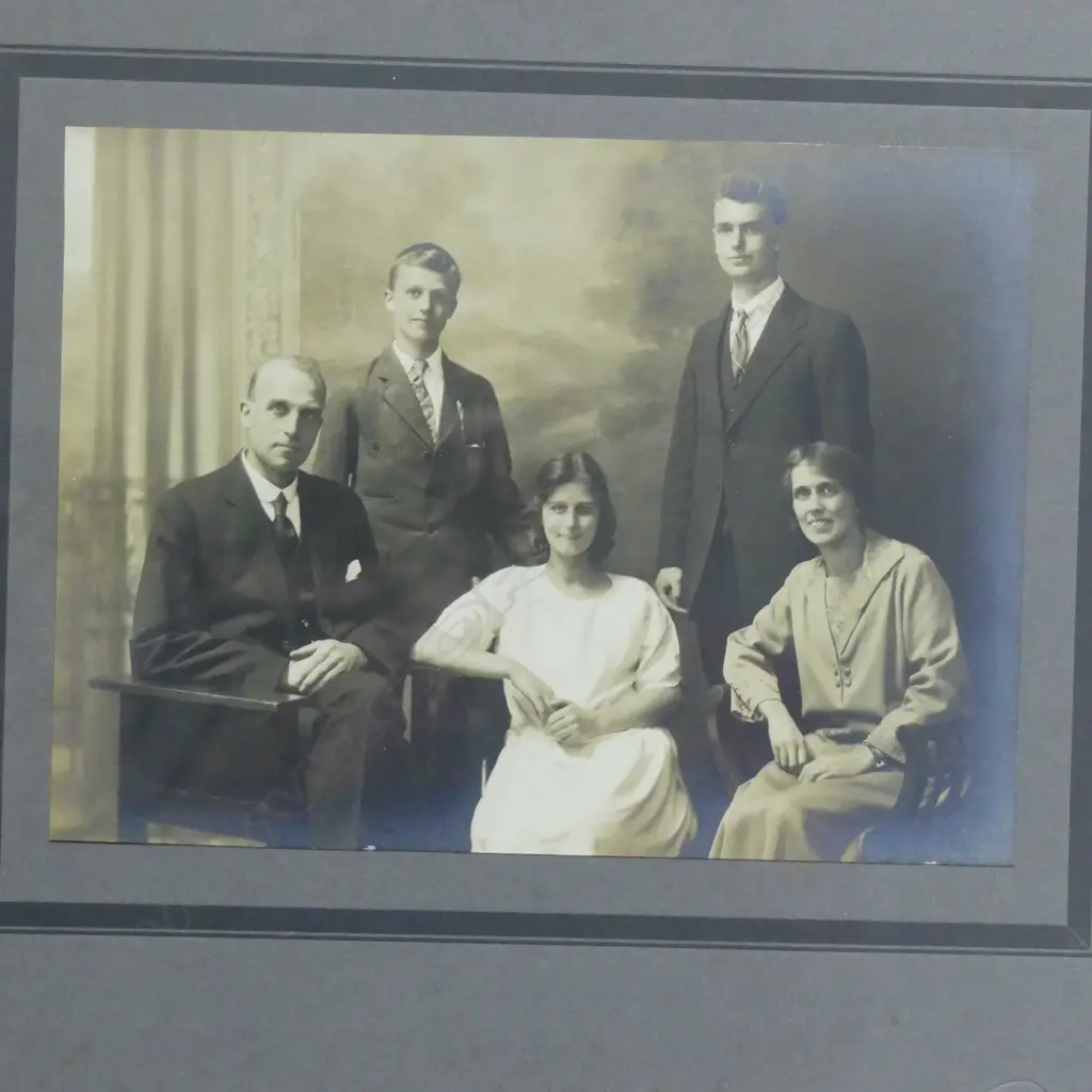 ANTIQUE FRAMED PHOTOGRAPH 450x95mm Image 1++