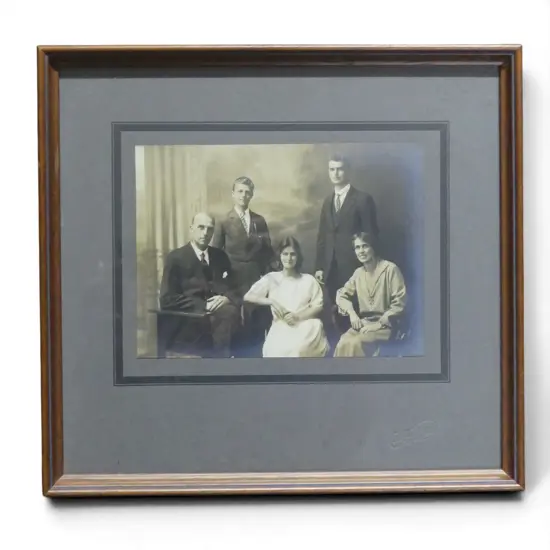 ANTIQUE FRAMED PHOTOGRAPH 450x95mm