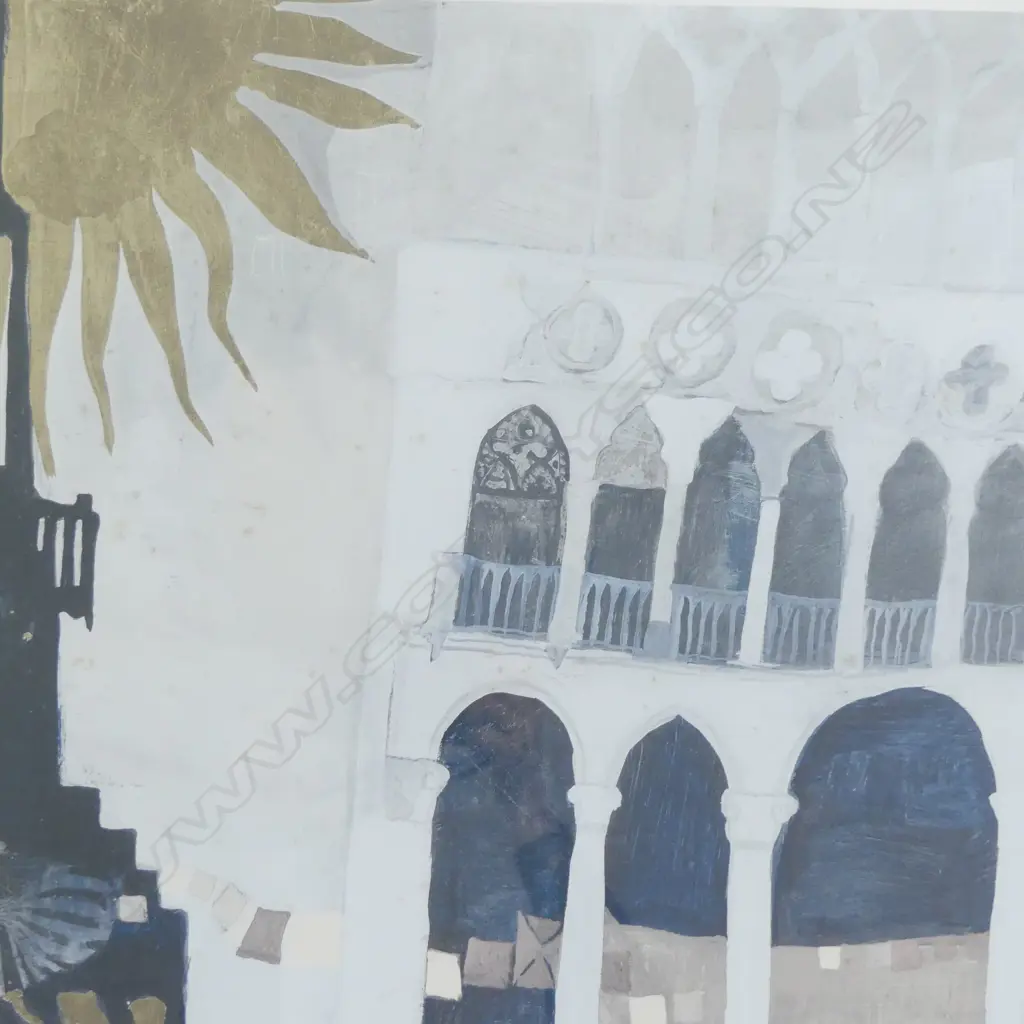 ROSINA WACHTMEISTER FRAMED PRINT "PIACA SAN MARCO II" some foxing, 5100 X 7600MM Image 1++