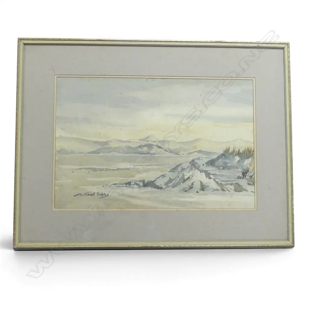 BIRCHNALL DELPH, 'OPONONI - HOKIANGA', WATERCOLOUR, SIGNED, 340 X 520mm Image 1++