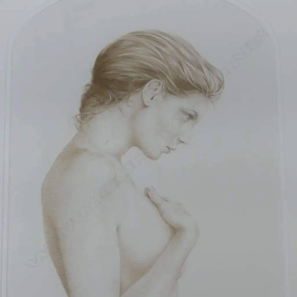 PHILIP TAYLOR, UNTITLED PORTRAIT, 460x290mm Image 1++