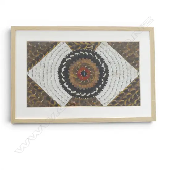 FRAMED BUTTERFLY WING ARTWORK 275x480mm
