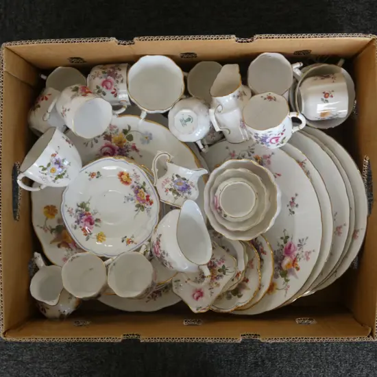 ASST. ROYAL CROWN DERBY 'DERBY POSIES' & OTHER FLORAL PAT DERBY CHINA