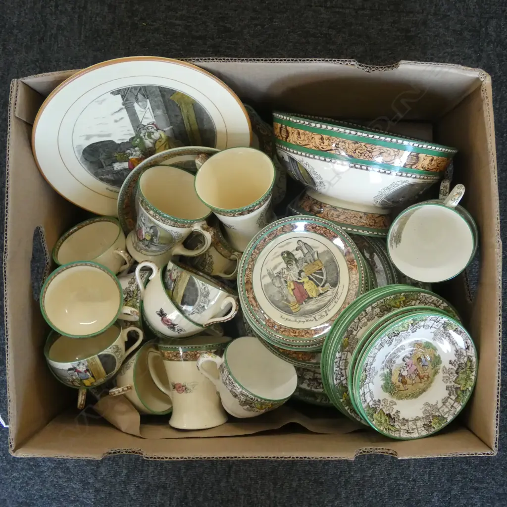 ASST. ADAMS & SPODE DINNER CHINA  Image 1++