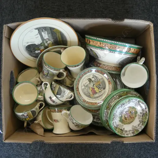ASST. ADAMS & SPODE DINNER CHINA 