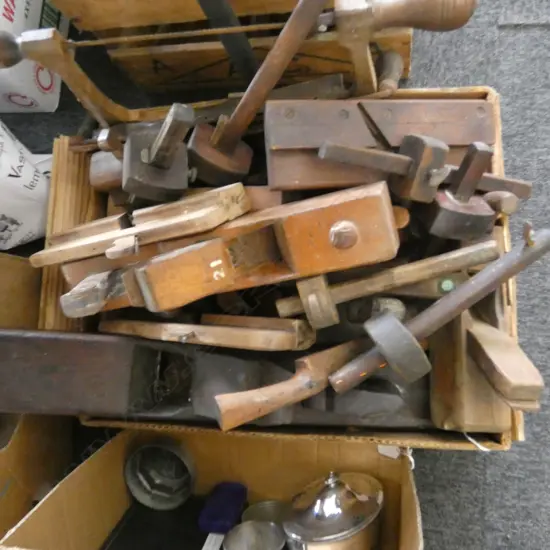 ASST. WOODEN PLANE TOOLS