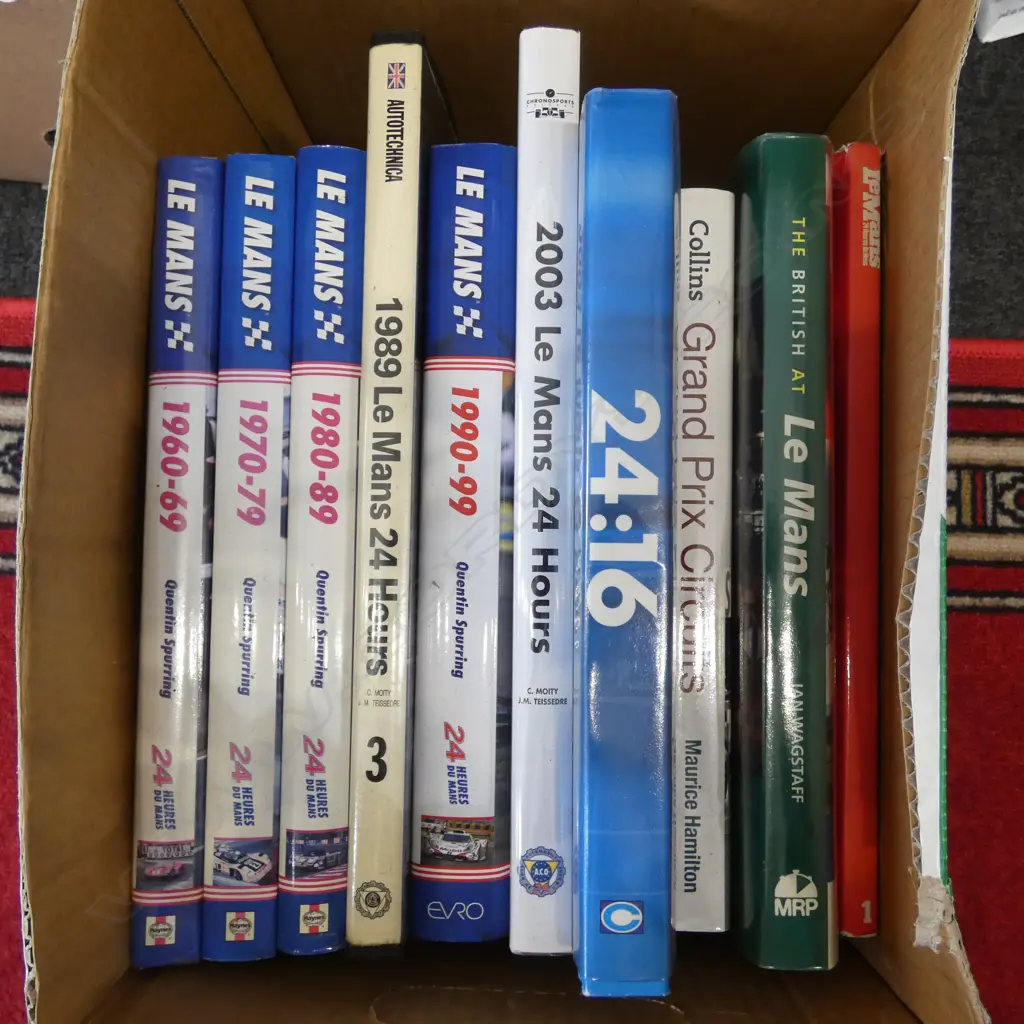 9 BOOKS ON LE MANS GRAND PRIX CIRCUITS Image 1++