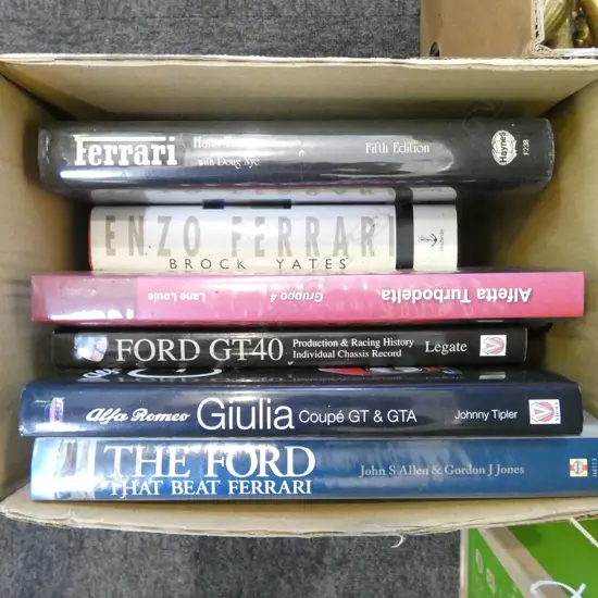 ASST. BOOKS ON FERRARI, FORD, etc