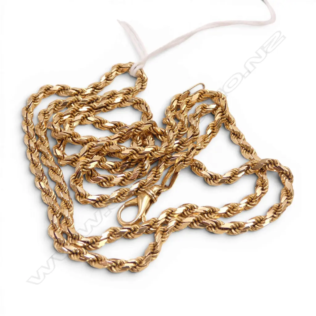 14CT GOLD CHAIN L.760mm, 36.5gms Image 1++