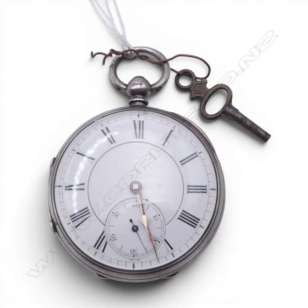 STG SILVER POCKET WATCH, LONDON 1934 Image 1++