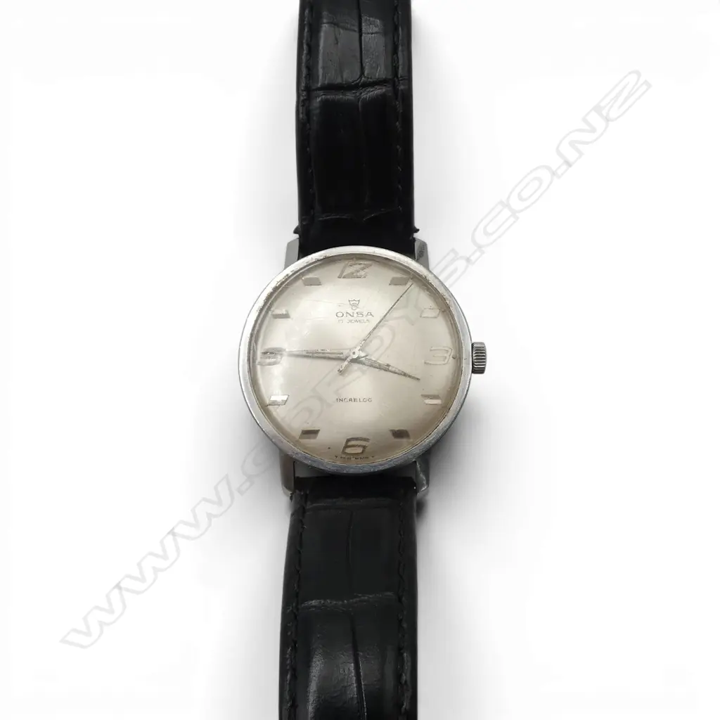 VINTAGE ONSA INCABLOC AUTOMATIC WRISTWATCH Image 1++