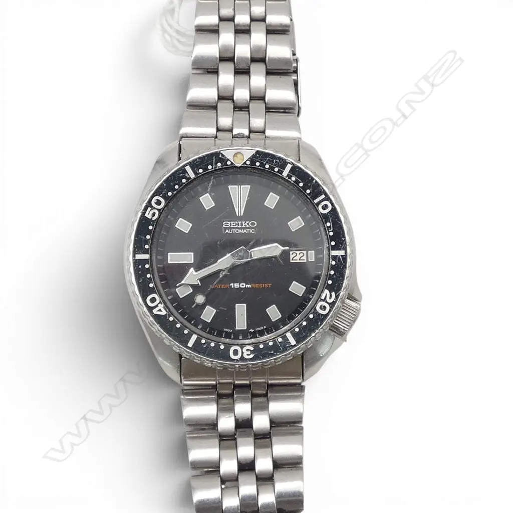 SEIKO AUTOMATIC GENT'S DIVER'S WATCH 150METERS.  Image 1++