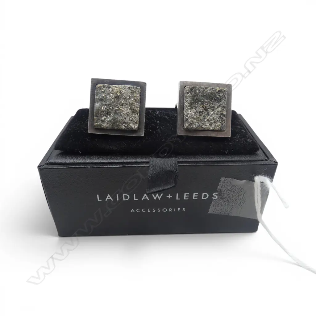 PR MODERN DANISH STG SILVER CUFF LINKS Image 1++