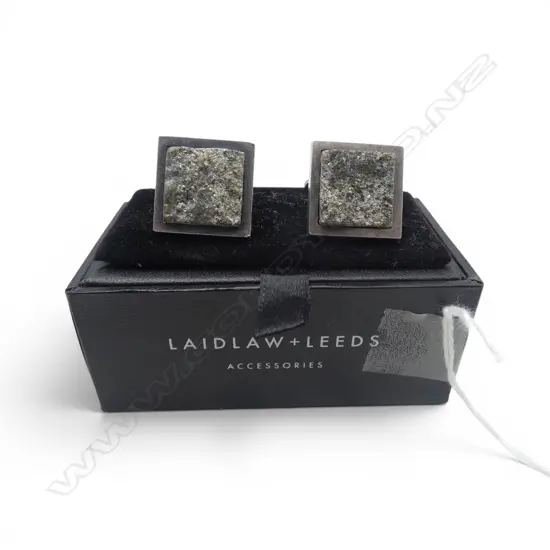 PR MODERN DANISH STG SILVER CUFF LINKS