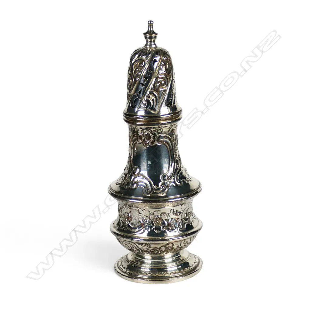 OLD SHEFFIELD PLATE SUGAR CASTER H.175mm Image 1++