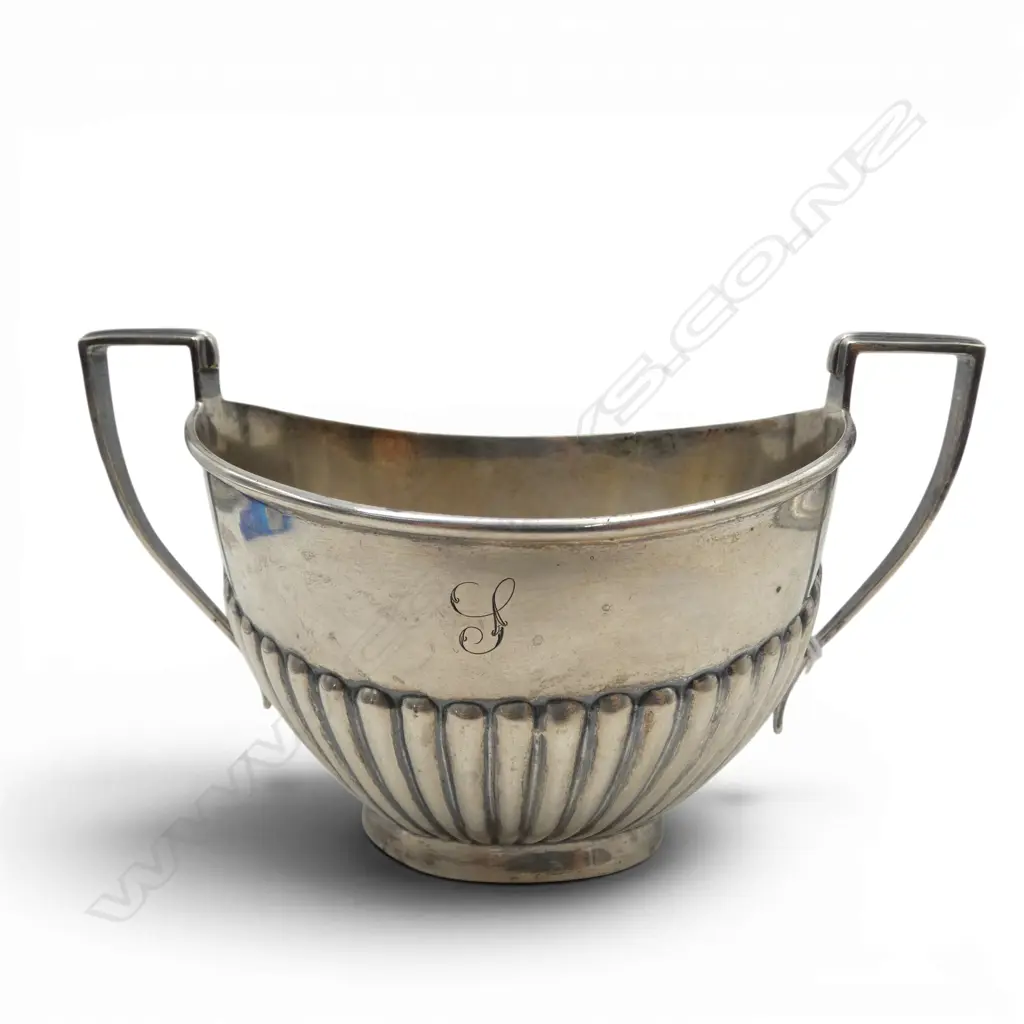 STG SILVER SUGAR BOWL B'HAM 1911 90gms Image 1++