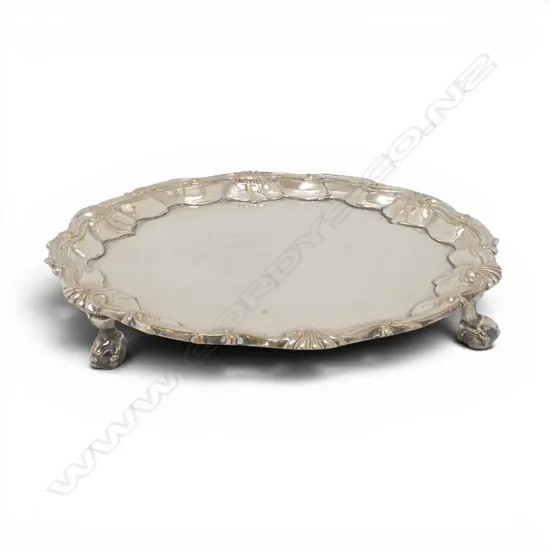OLD SHEFFIELD PLATE WAITER DIA.170mm
