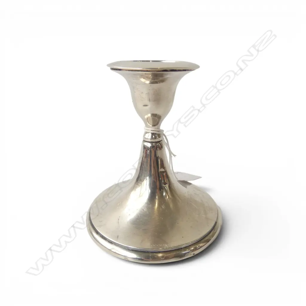 STG SILVER CANDLEHOLDER, BIRMINGHAM 1911, 41gms Image 1++