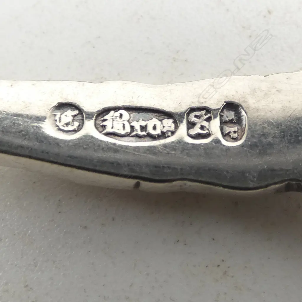 DISH TESTING AS 850 SILVER 175x110mm 148gms + 6 PCES EP CUTLERY Image 1++