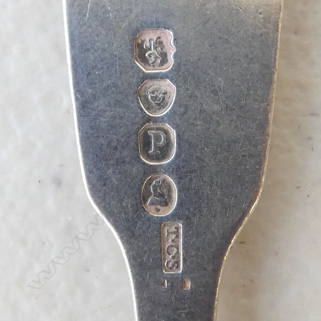 STG SILVER FORK 43gms + EP DESSERT SPOON Image 1++