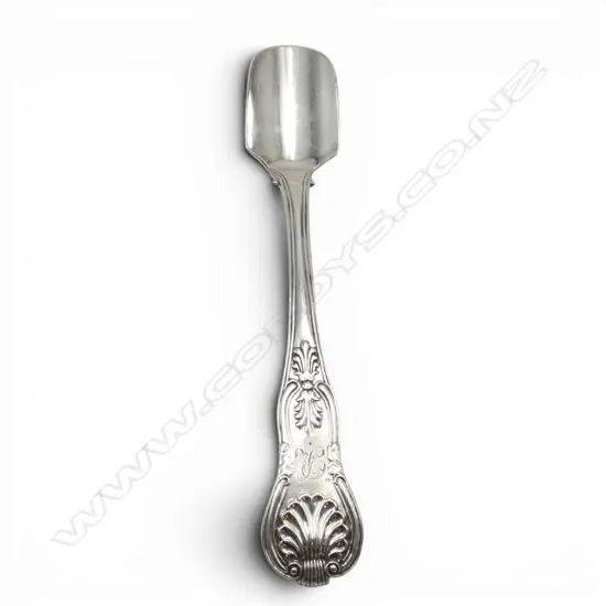STG SILVER STILTON SCOOP, LONDON 1825 L.195mm, 88gms