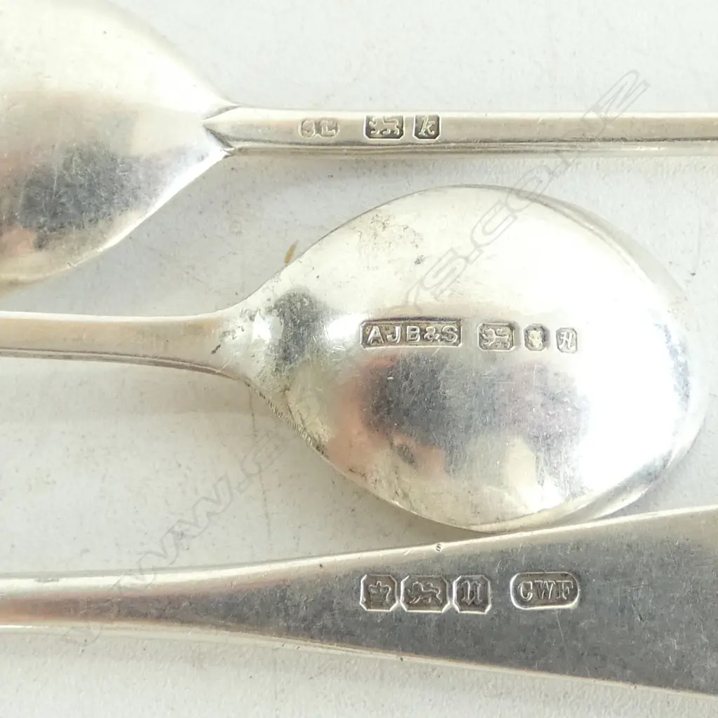 7 STG SILVER CUTLERY ITEMS 109gms Image 1++