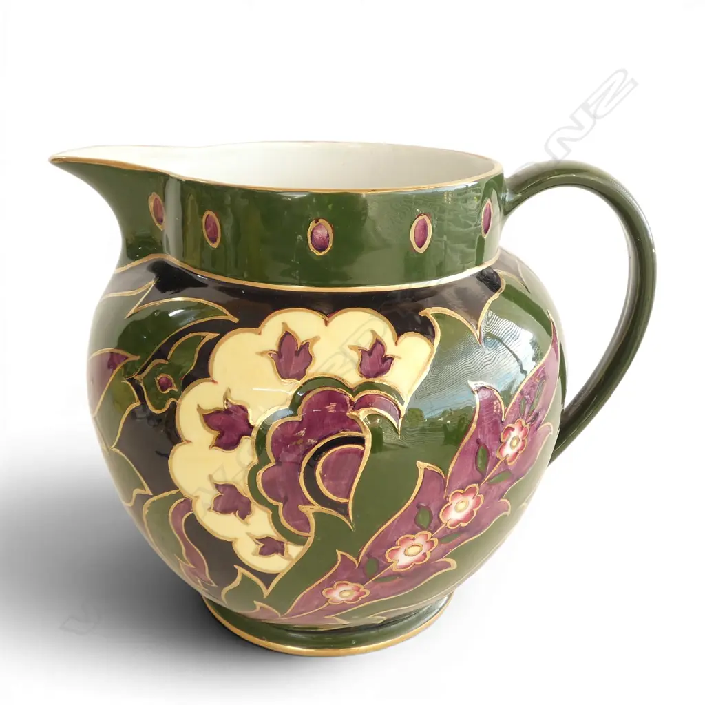 EARLY BURSLEY CROWN SPODE LG JUG H.225mm Image 1++