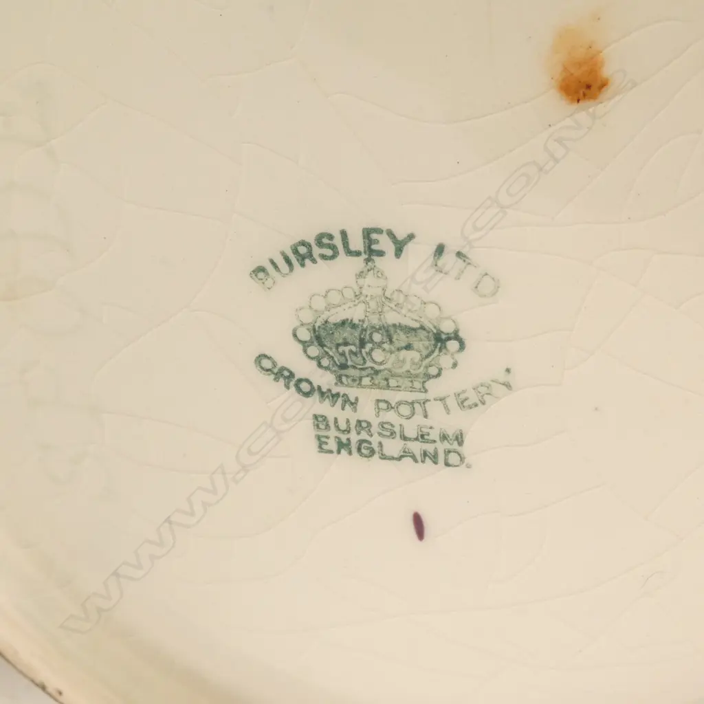 EARLY BURSLEY CROWN SPODE LG JUG H.225mm Image 1++