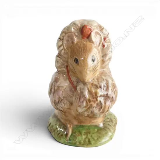 BESWICK BEATRIX POTTER 'Thomasina Tittlemouse', H80mm, brown backstamp 1973-1988
