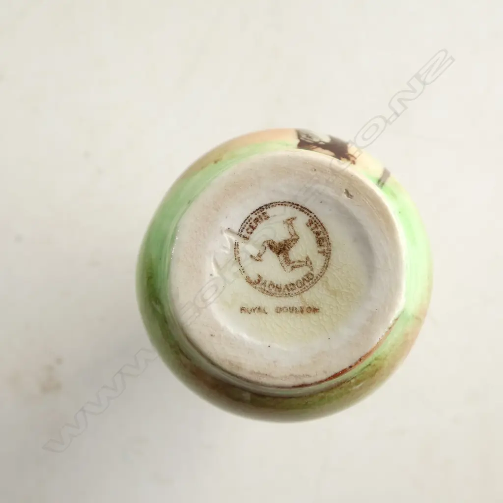 3 ROYAL DOULTON 'DUTCH A-HARLEM' WARE MINIATURES Image 1++