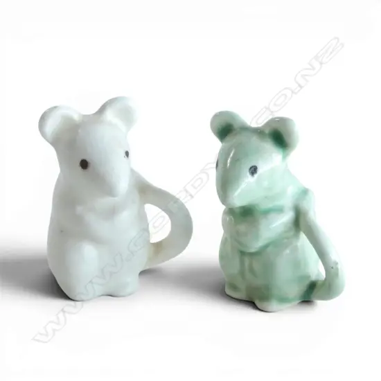 2 SYLVAC 'TINY' MICE #1400, H.35mm